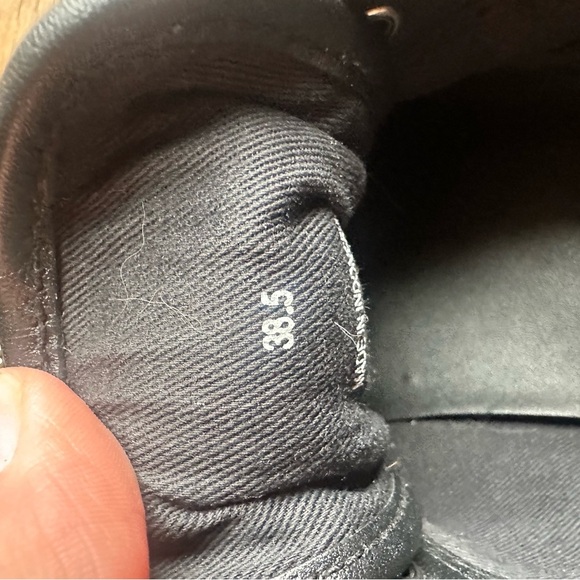 Rag and Bone women’s RB Army low top sneaker, studded leopard, black gold, 38.5 - Picture 12 of 13